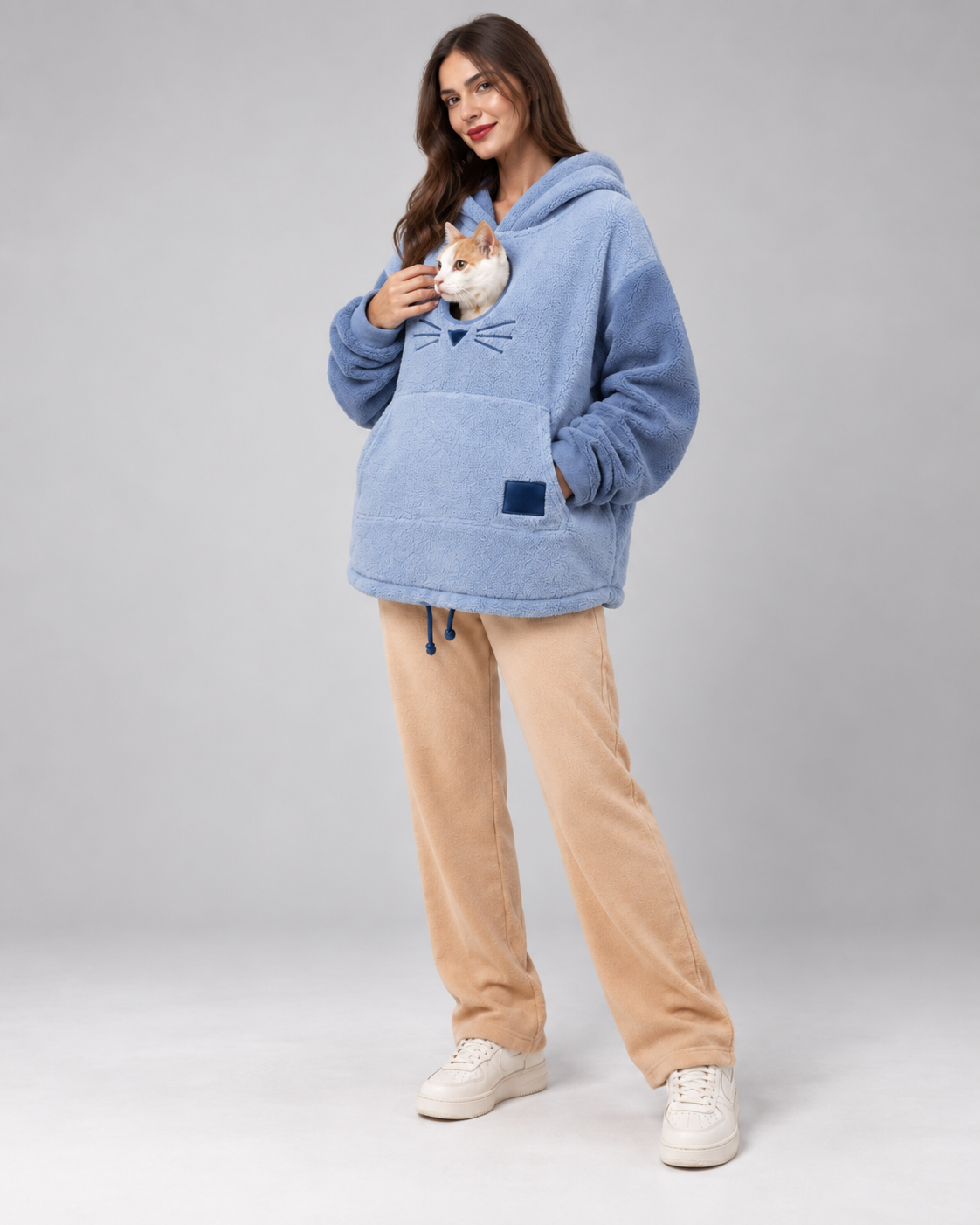 Cat Tote Carrier Hoodie