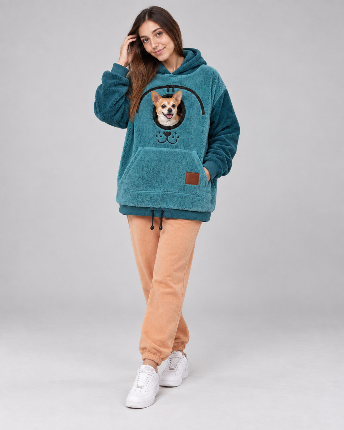 Dog Tote Carrier Hoodie