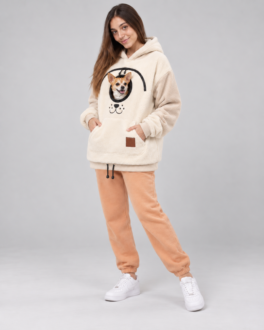Dog Tote Carrier Hoodie