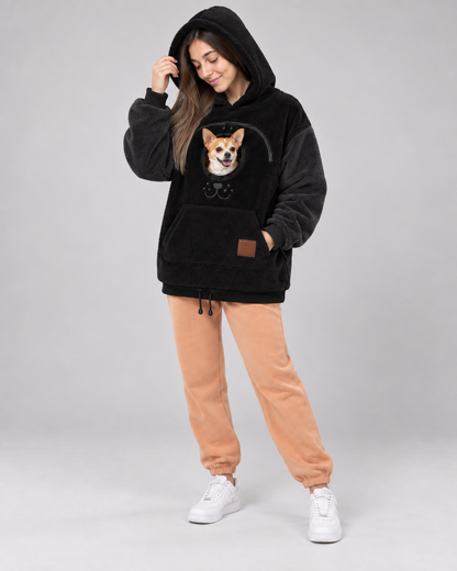Dog Tote Carrier Hoodie