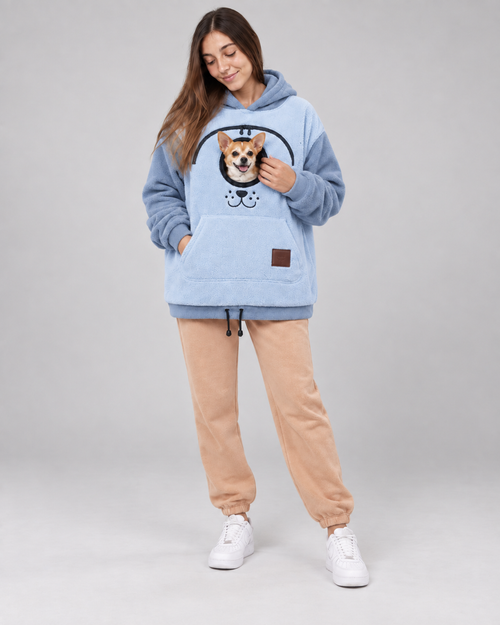Dog Tote Carrier Hoodie